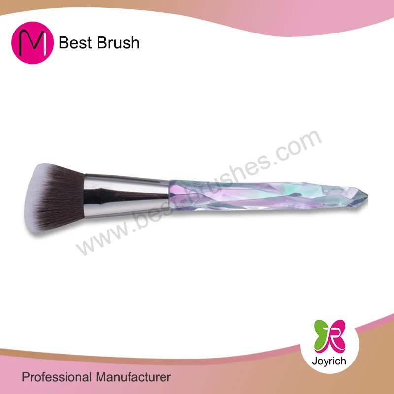 Brosse de maquillage en poudre d'angle