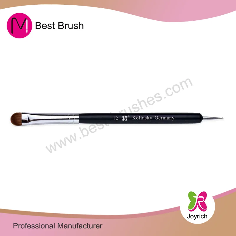 Brosse à ongles française Kolinsky en bois noir