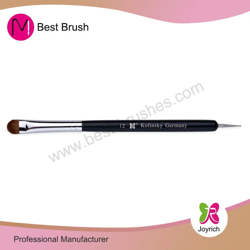 Brosse à ongles française Kolinsky en bois noir