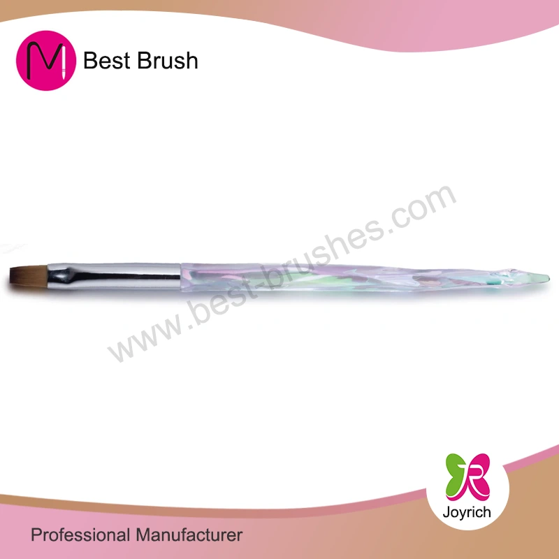 Brosse de gel à cheveux konlinsky en acrylique transparent coloré