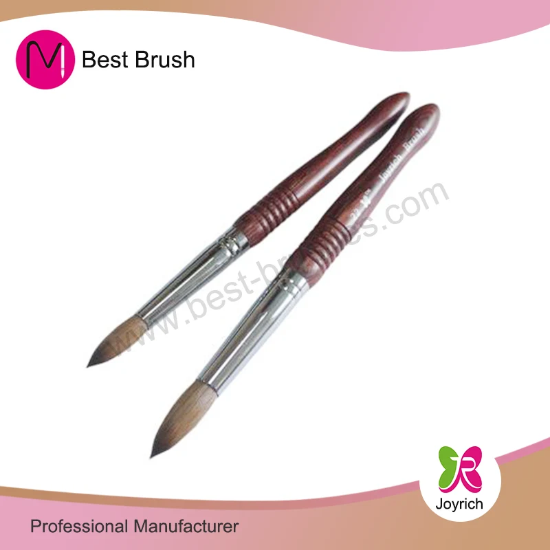 Brosse à ongles en acrylique en bois spécial en bois spécial